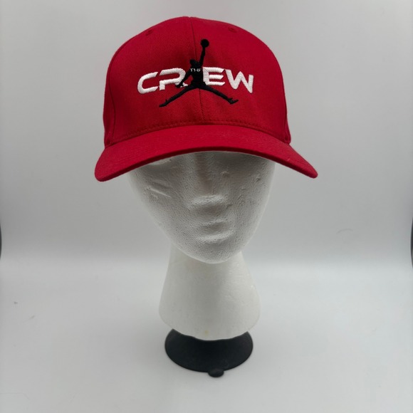 Jordan Other - Jordan The Crew Red Hat Cap‎ Embroidered Flexfit Sport Authority L/XL